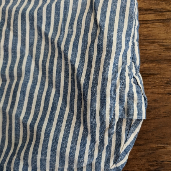 J. Crew Long Sleeve Linen Half Button Down shirt - Picture 8 of 13